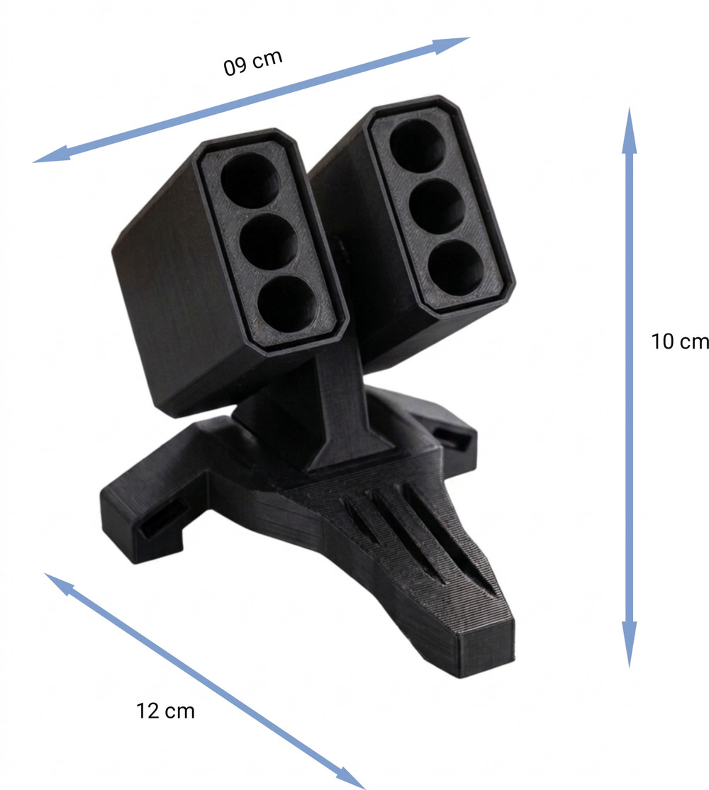 Missile Launcher Pen Stand 3D Printed - 3D Printed thumbnail 5