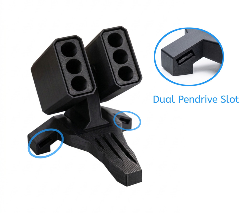 Missile Launcher Pen Stand 3D Printed - 3D Printed thumbnail 3