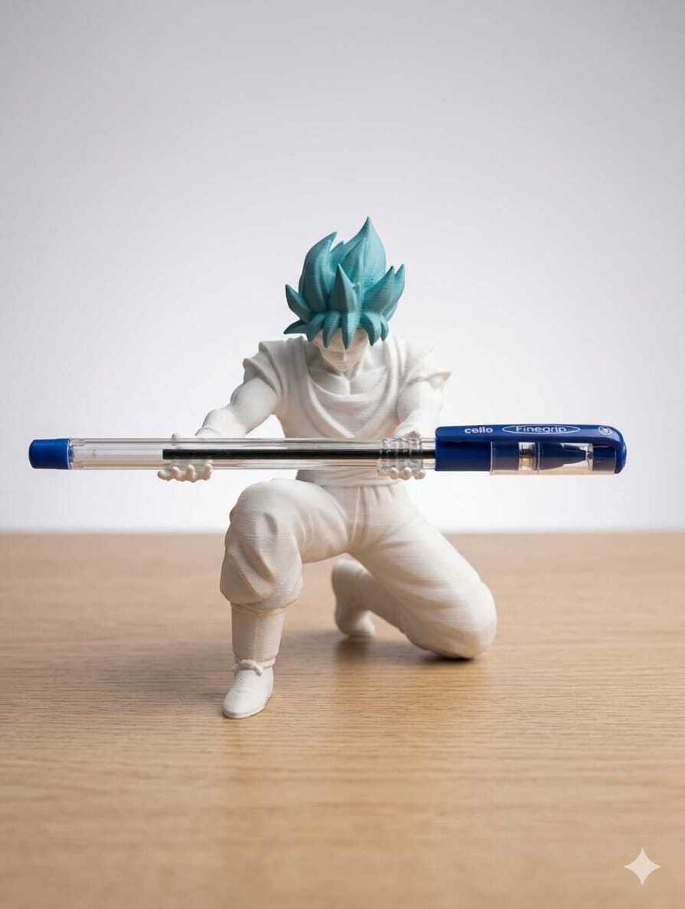 DeskForge 1 Compartments Saiyan Goku Pen Stand (Dragon Ball z) Pen Holder - Pen Holder thumbnail 4