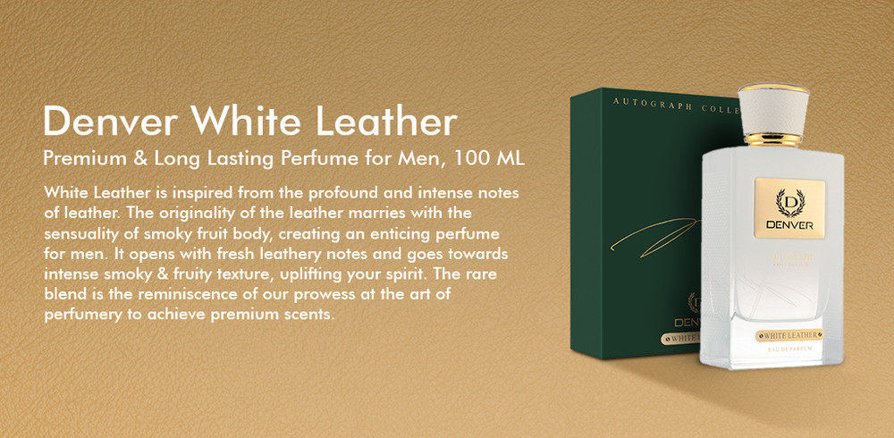 denver white leather perfume