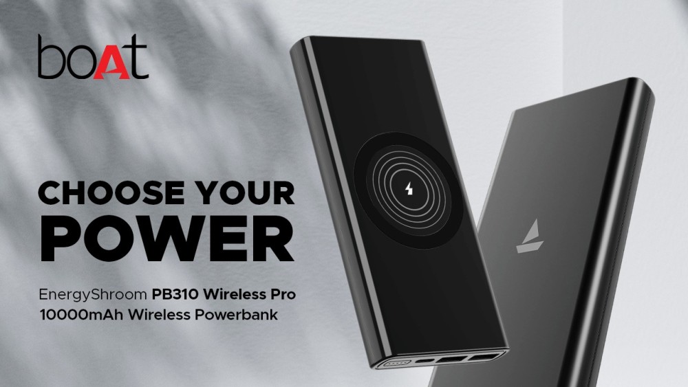 boAt Energyshroom PB310 Wireless Pro - Powerbank with fast charging Online