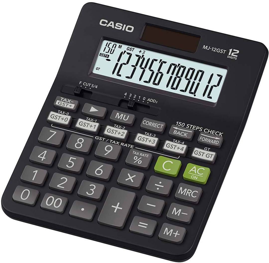 casio mj 12gst desktop basic calculator