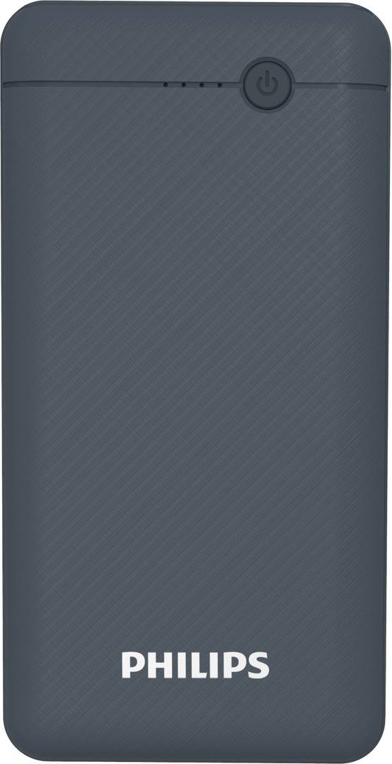 PHILIPS 10000 mAh 10 W Power Bank (Blue, Lithium Polymer, Fast Charging for Mobile)