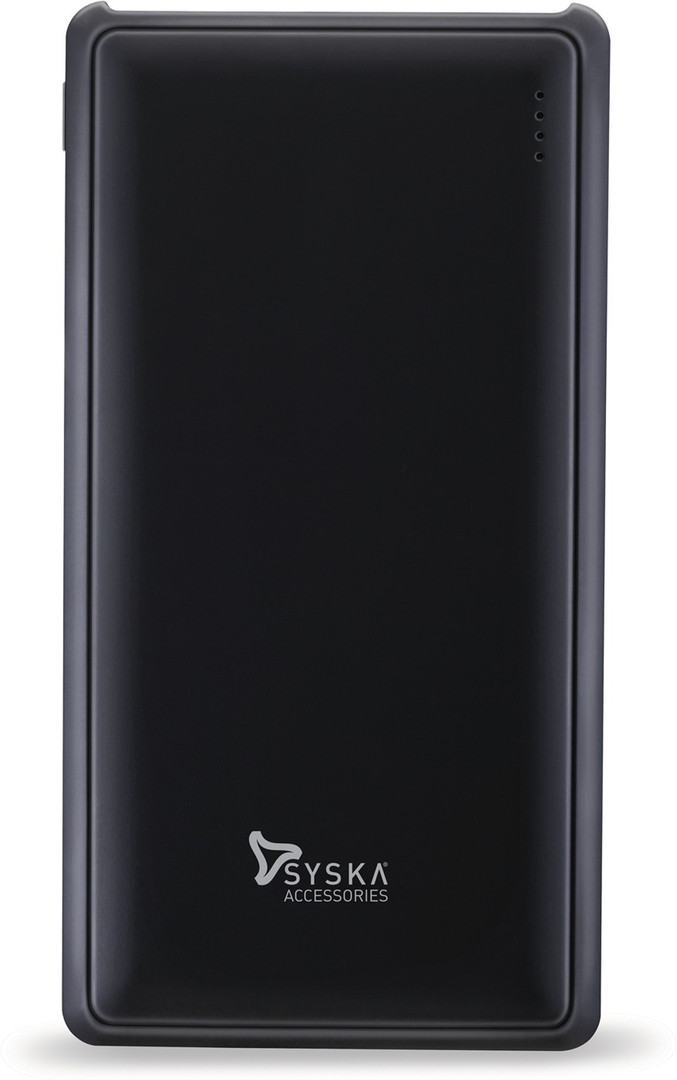 Syska 20000 mAh 10 W Power Bank (Black, Lithium Polymer, Fast Charging for Mobile)