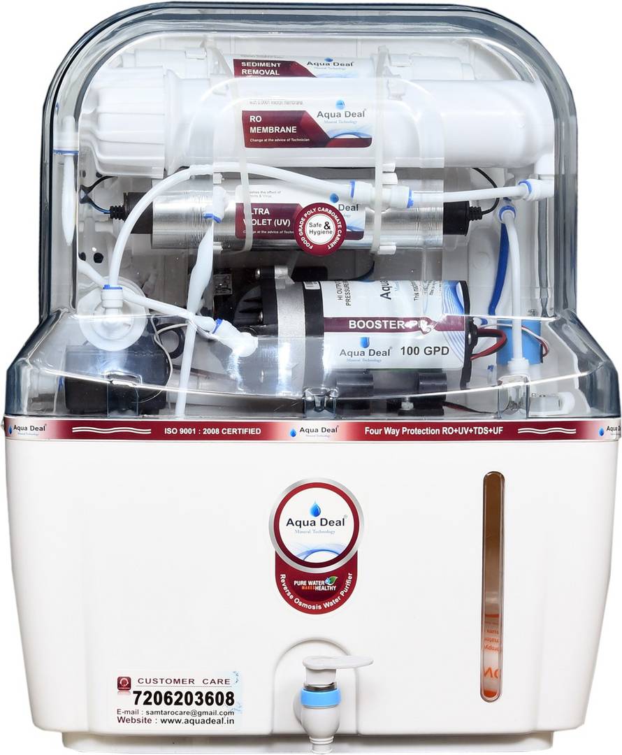 aquadeal pure 15 l ro uv uf tds water purifier