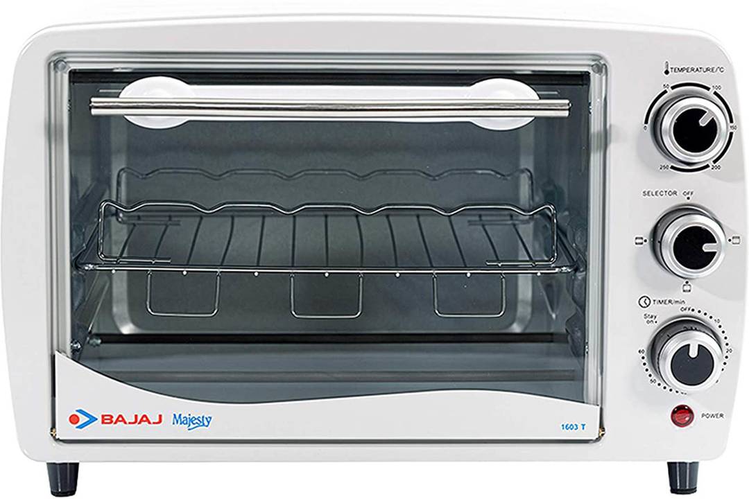 BAJAJ 16-Litre Oven Toaster Grill (OTG) MAJESTY 1603T, White