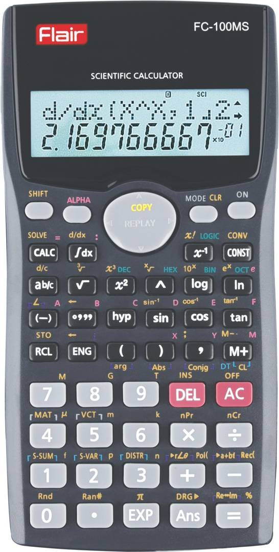 flair fc 100ms scientific calculator
