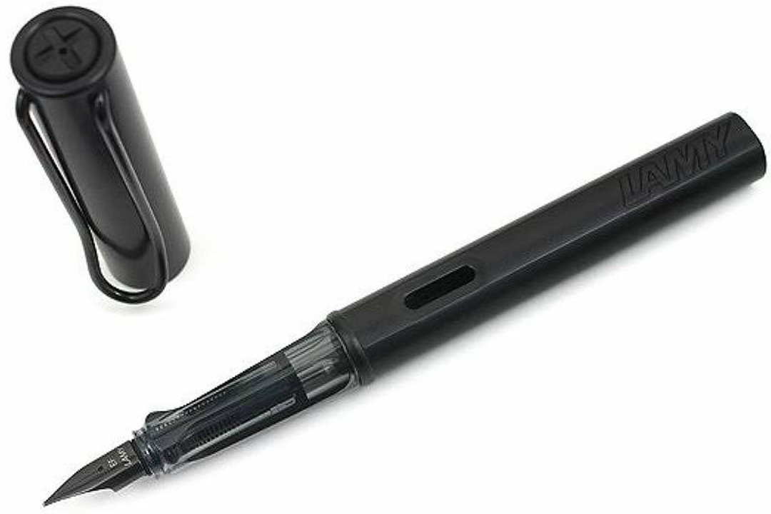 lamy 071 al star black fountain pen fine nib