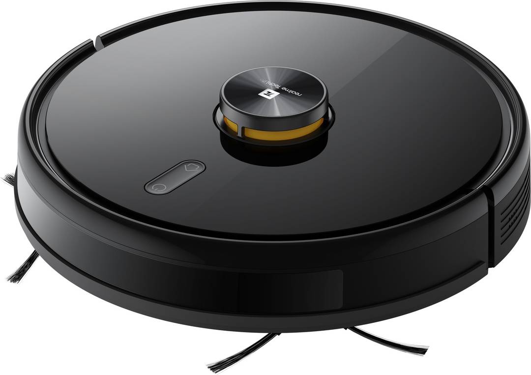 realme TechLife RMH2101 Robotic Floor Cleaner with 2 in 1 Mopping and Vacuum (WiFi Connectivity, Google Assistant and Alexa) (Black)