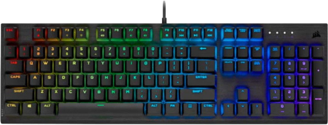 Corsair K60 Rgb Pro Wired Usb Standard Gaming Keyboard Compatible With Desktop, Laptop, Mac