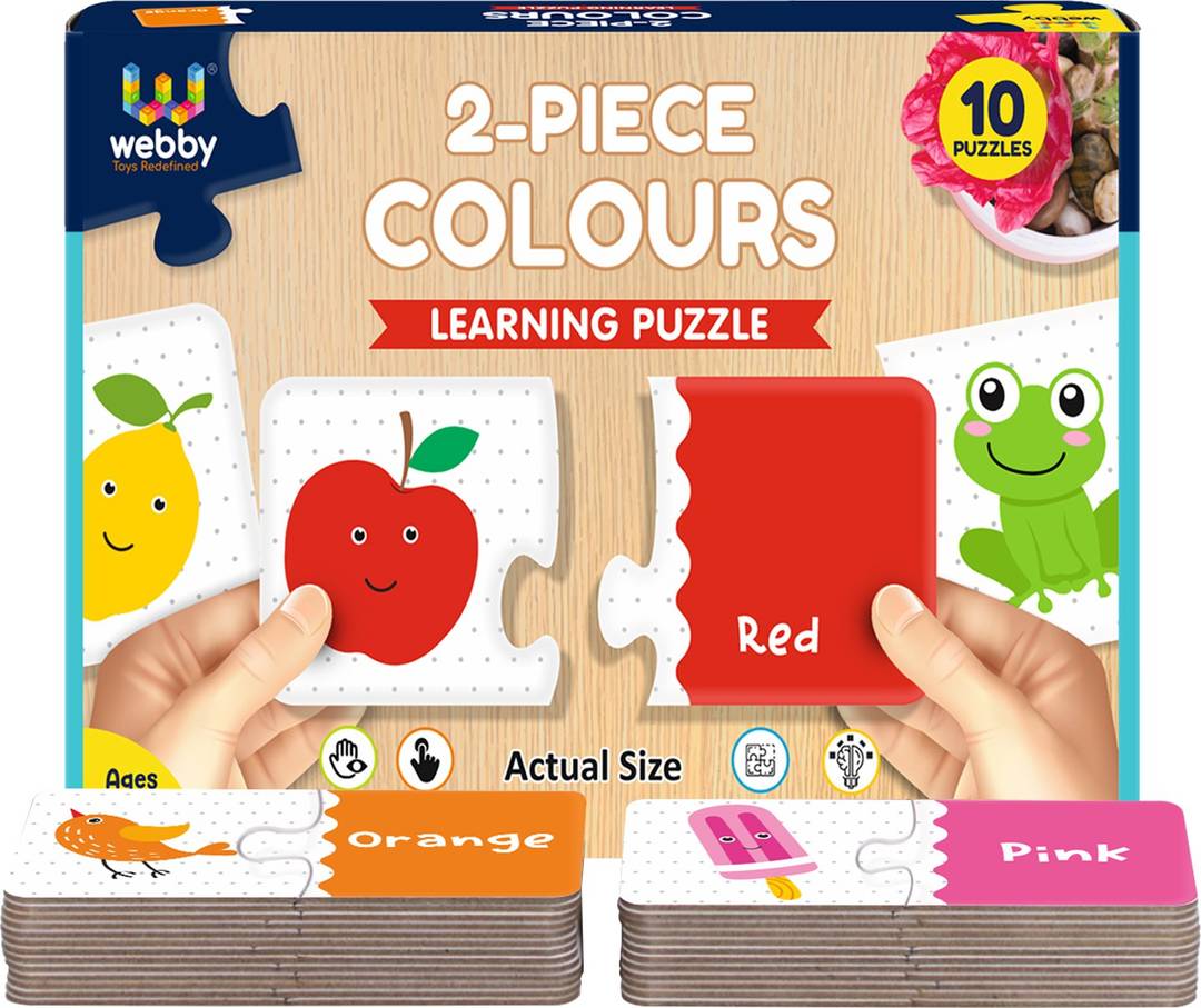 webby colours 2 pc learning pack montessori early educational pre school puzzle toys