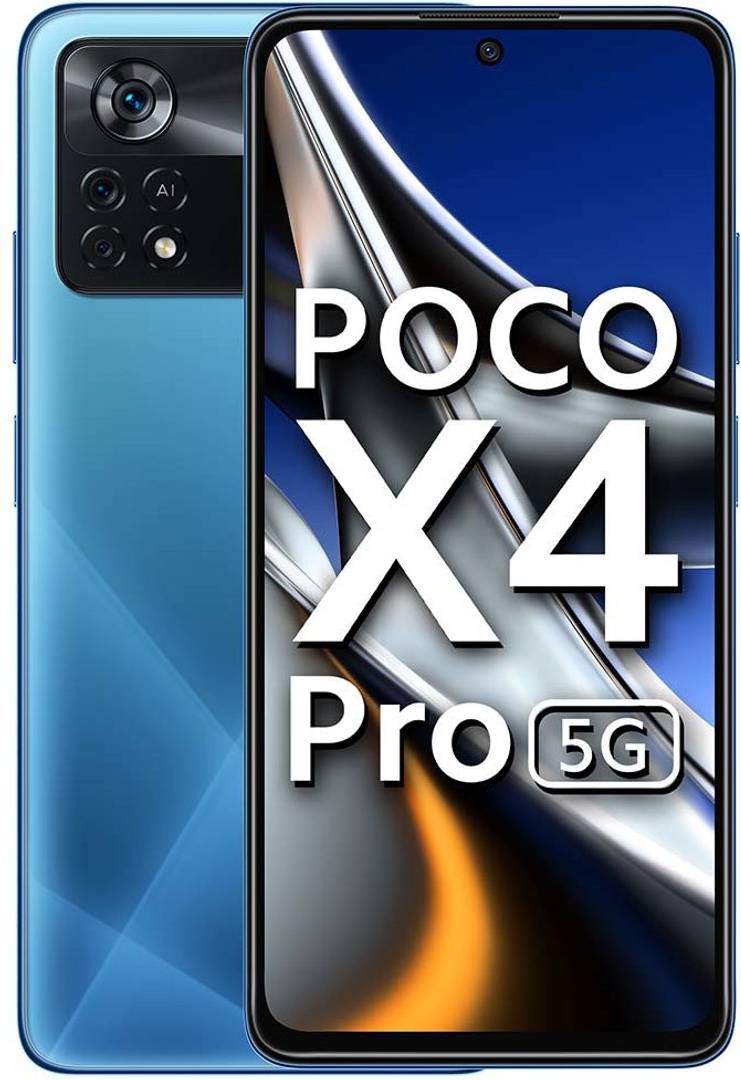 POCO X4 Pro 5G (Laser Blue, 128 GB) (8 GB RAM)