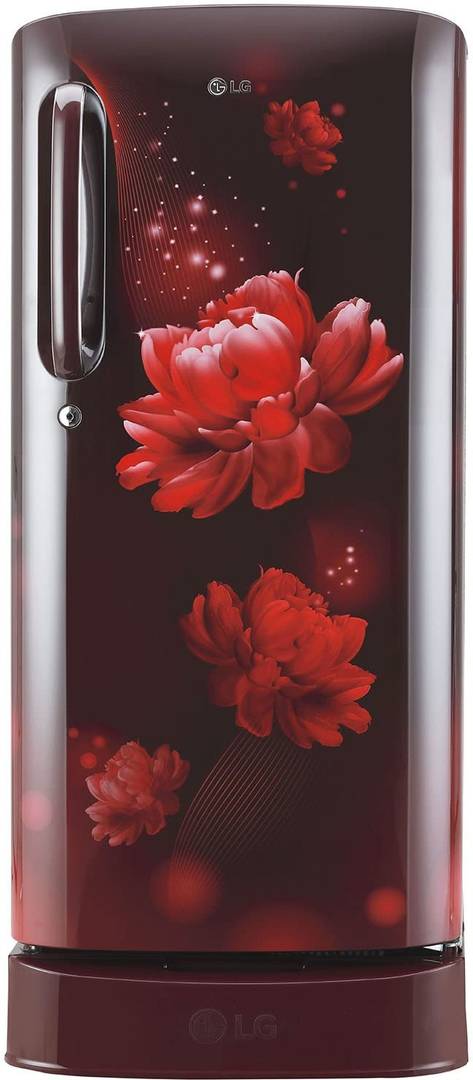 LG 185 L Direct Cool Single Door 3 Star Refrigerator RED, GL-D201ASCD