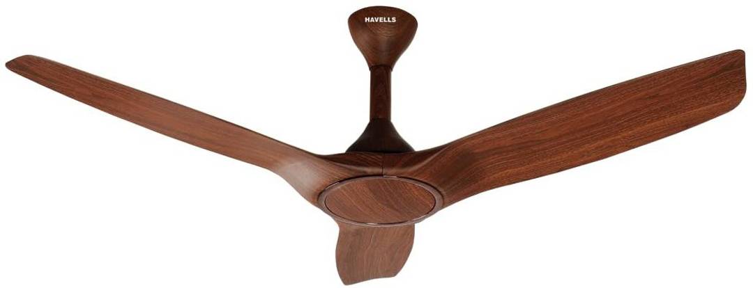 HAVELLS FHCWTSTWCC48 with 24 Months Warranty Energy Saving 1200 mm Ceiling Fan 1 Star | Walnut Cola CHR | Pack of 1