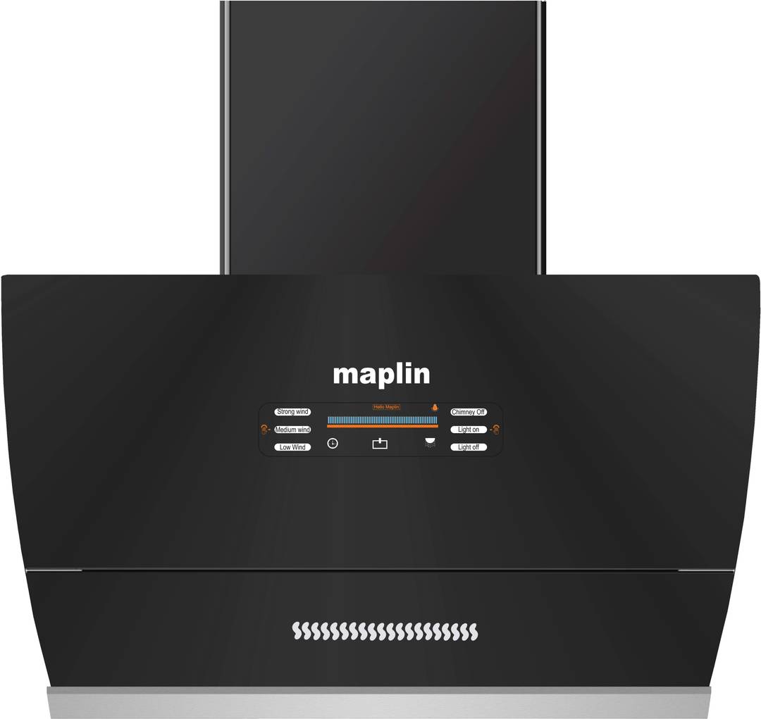 Maplin VC90-VOICE 1400 CMH 90 cm Auto Clean Chimney (Wall Mounted, Black)