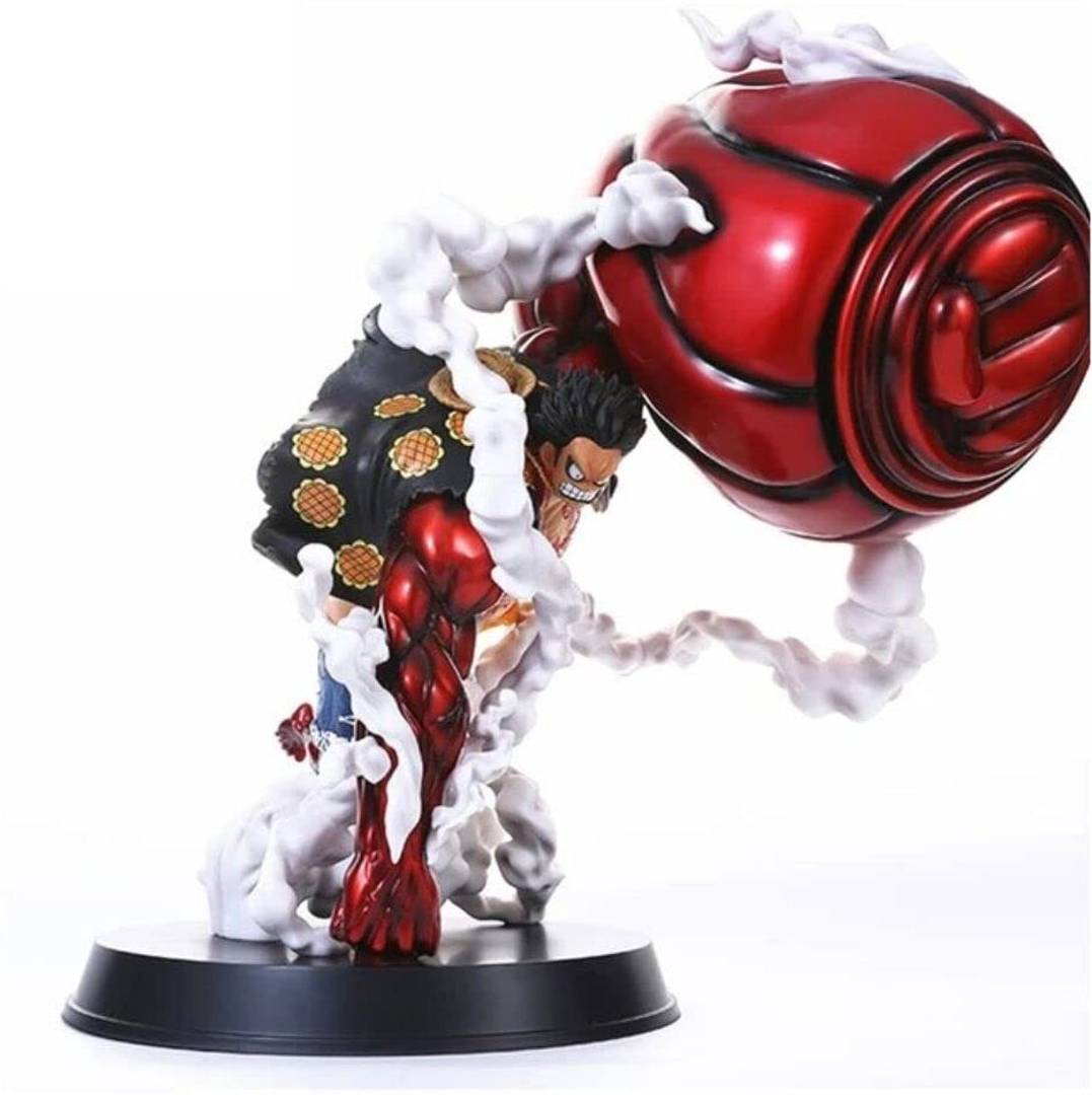 rvm toys one piece anime monkey d luffy gear 4 action figure 25cm collectible toy