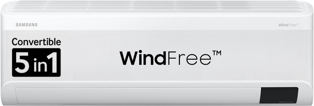 Samsung Convertible 5-in-1 Cooling 2023 Model 1.5 Ton 3 Star Split Inverter WindFree Technology AC - White  (AR18CYLAMWK/AR18CYLAMWKNNA/AR18CYLAMWKXNA