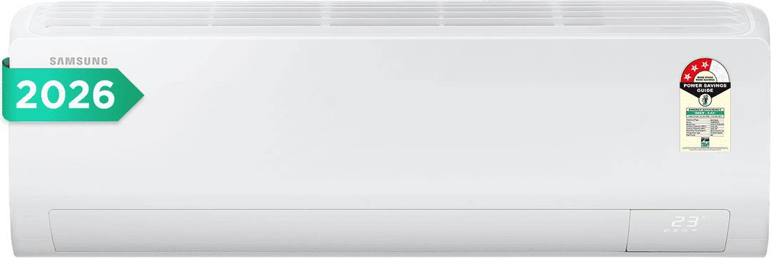 Samsung 2026 Model 1.5 Ton 3 Star Split Inverter with Wi-fi AC (SPLIT AC AR50H19D1XHNNA, White)