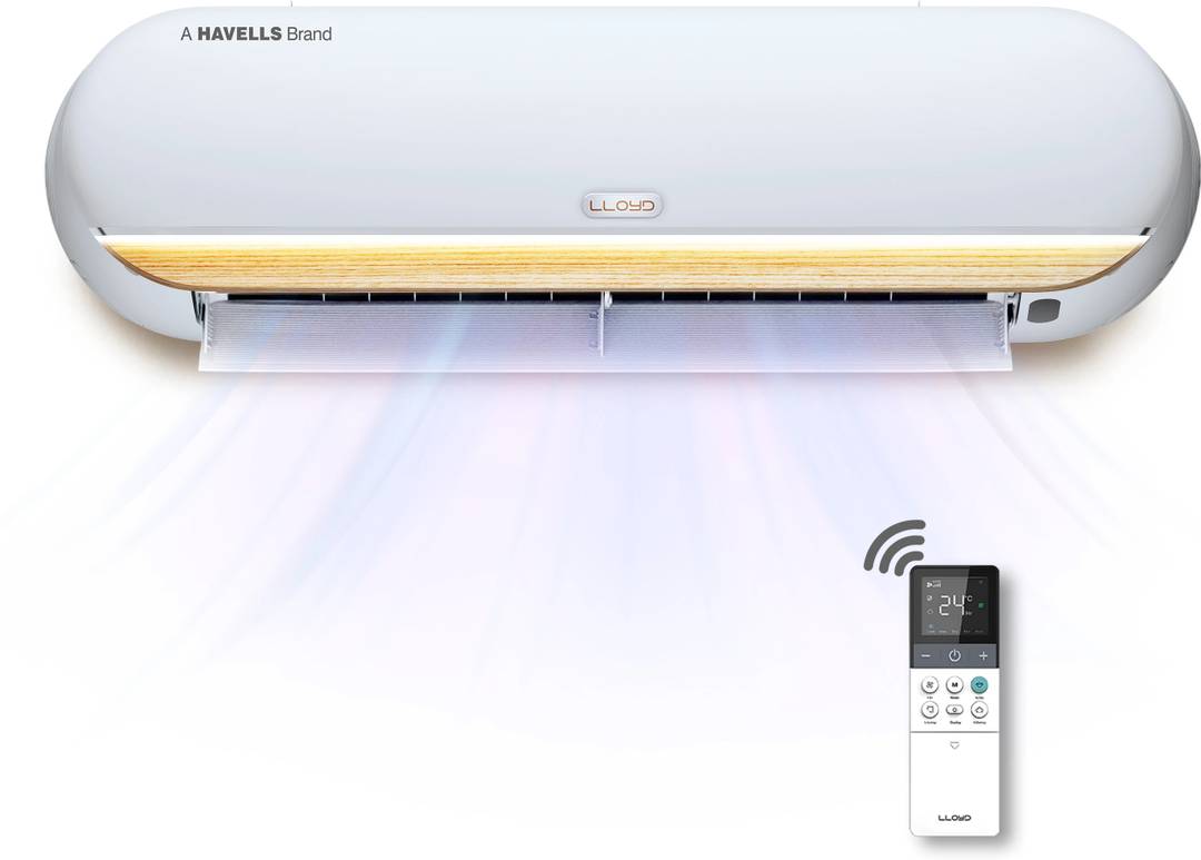Lloyd Stellar Grace 2025 Model 1.5 Ton 5 Star Split Inverter with Wi-fi 6 in 1 Expandable Stellar GraceMood Lighting, In-Built Air Purifier, Direct Vo