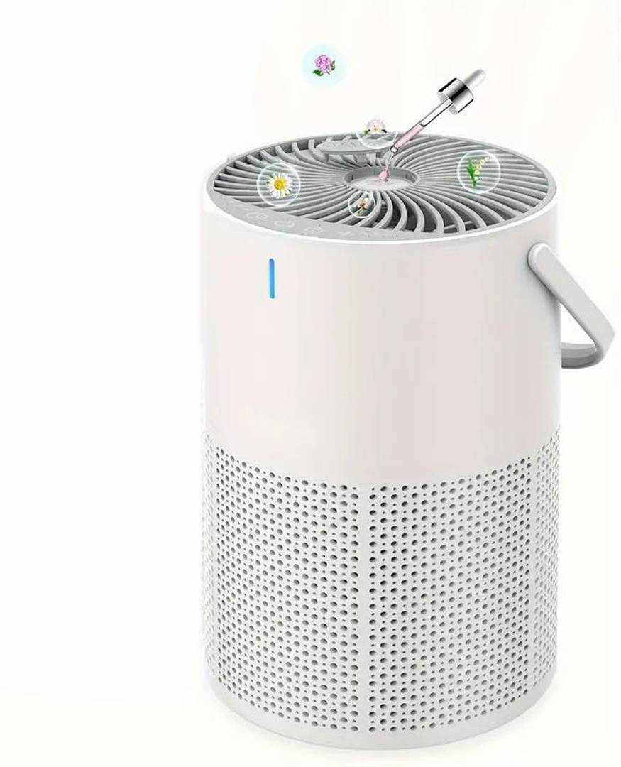 DIOXIT 1PCS Air Purifier Home Allergies & Pets Hair Smokers HEPA Filter in Bedroom Portable Room Air Purifier
