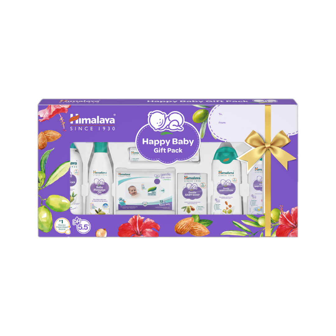 HIMALAYA Happy Baby Gift Pack ( 7 IN 1) (Blue)
