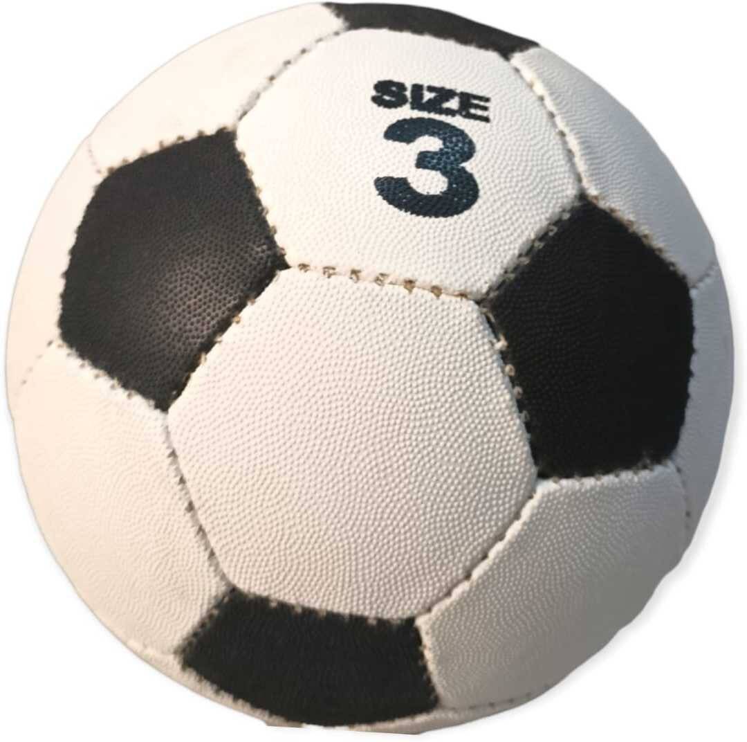 dinetic rugby black white football size 3 pack 1 size