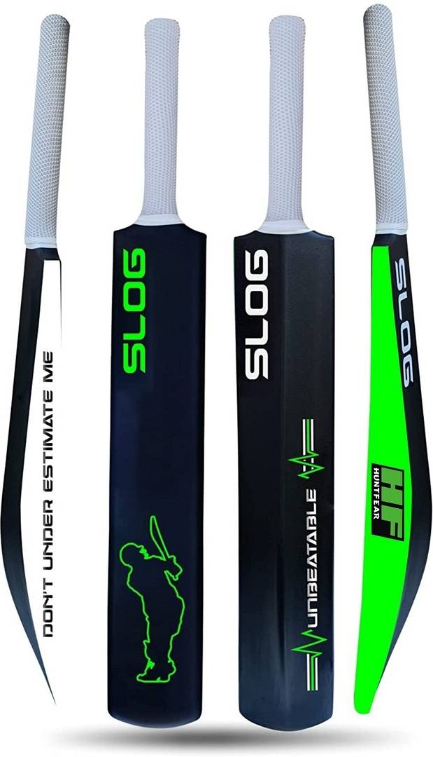 hf original slog full size ideal 15 hard plastic tennis ball pvc plastic cricket bat 15 yrs