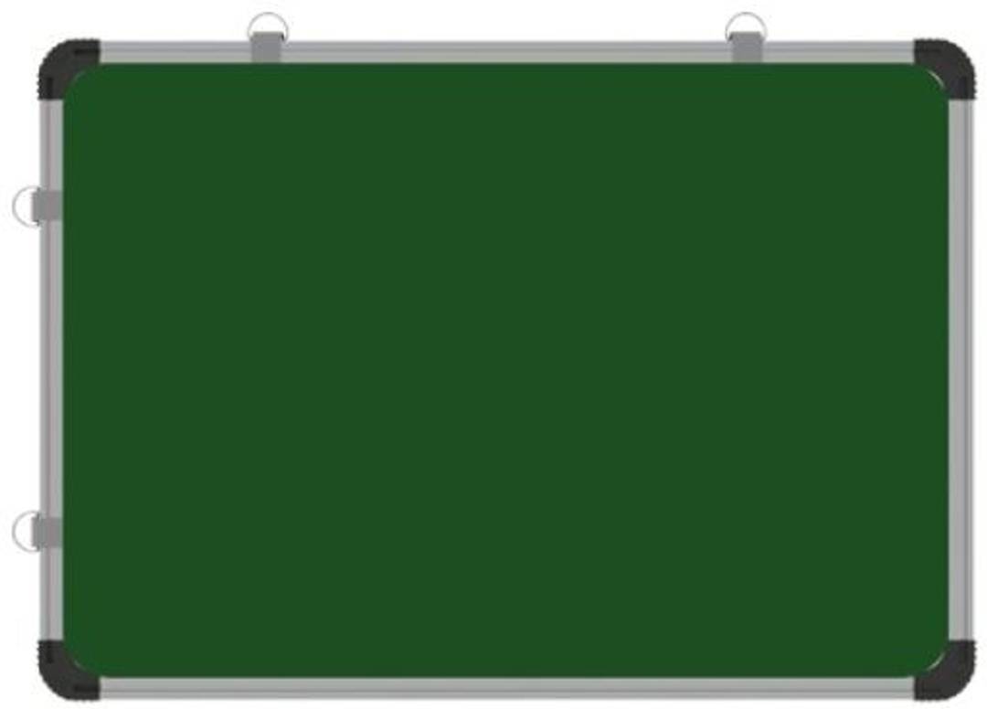viprax 3x4 feet non magnetic double sided whiteboard chalkboard 01 white green board