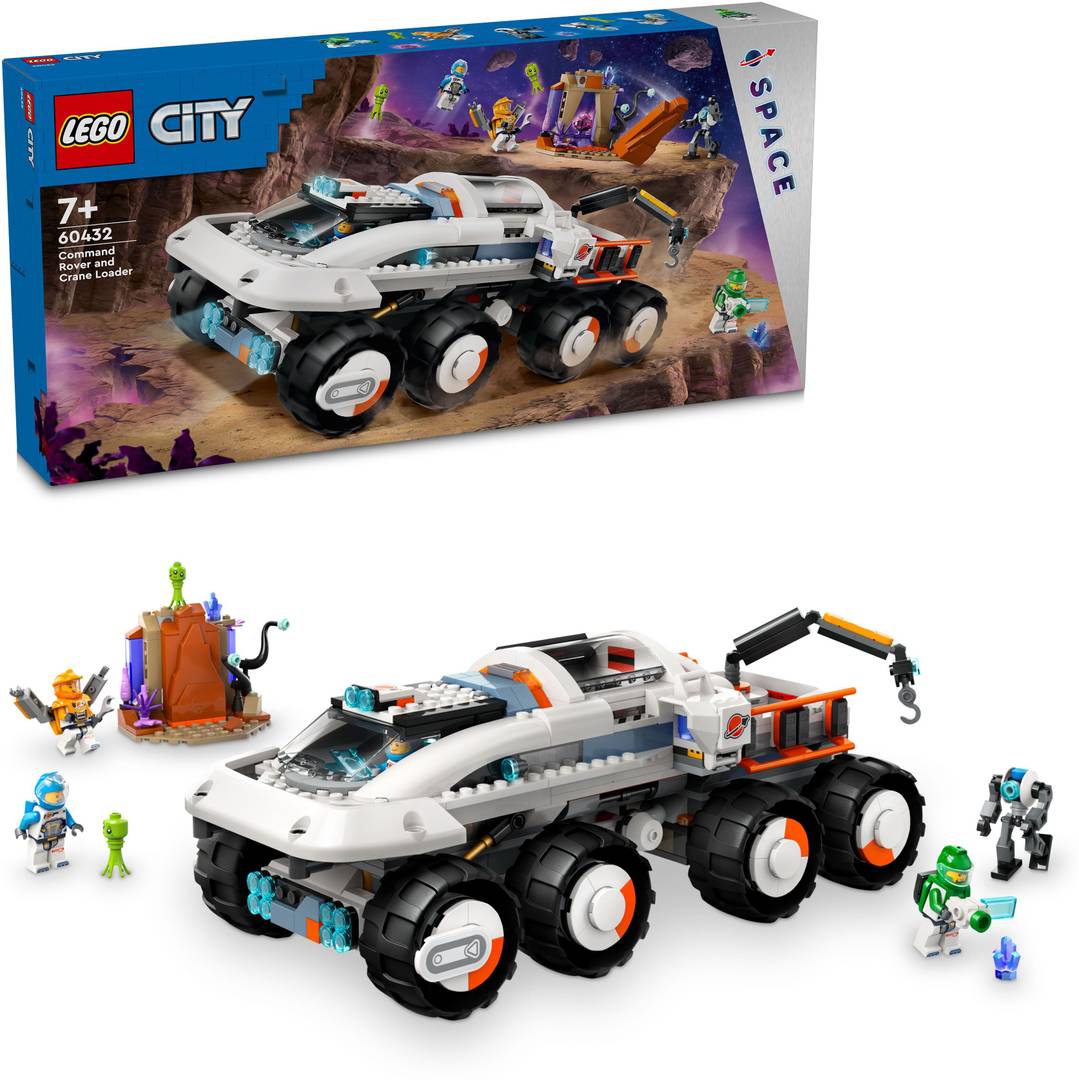 LEGO City Command Rover and Crane Loader Toy 60432 ( 758 Pieces)