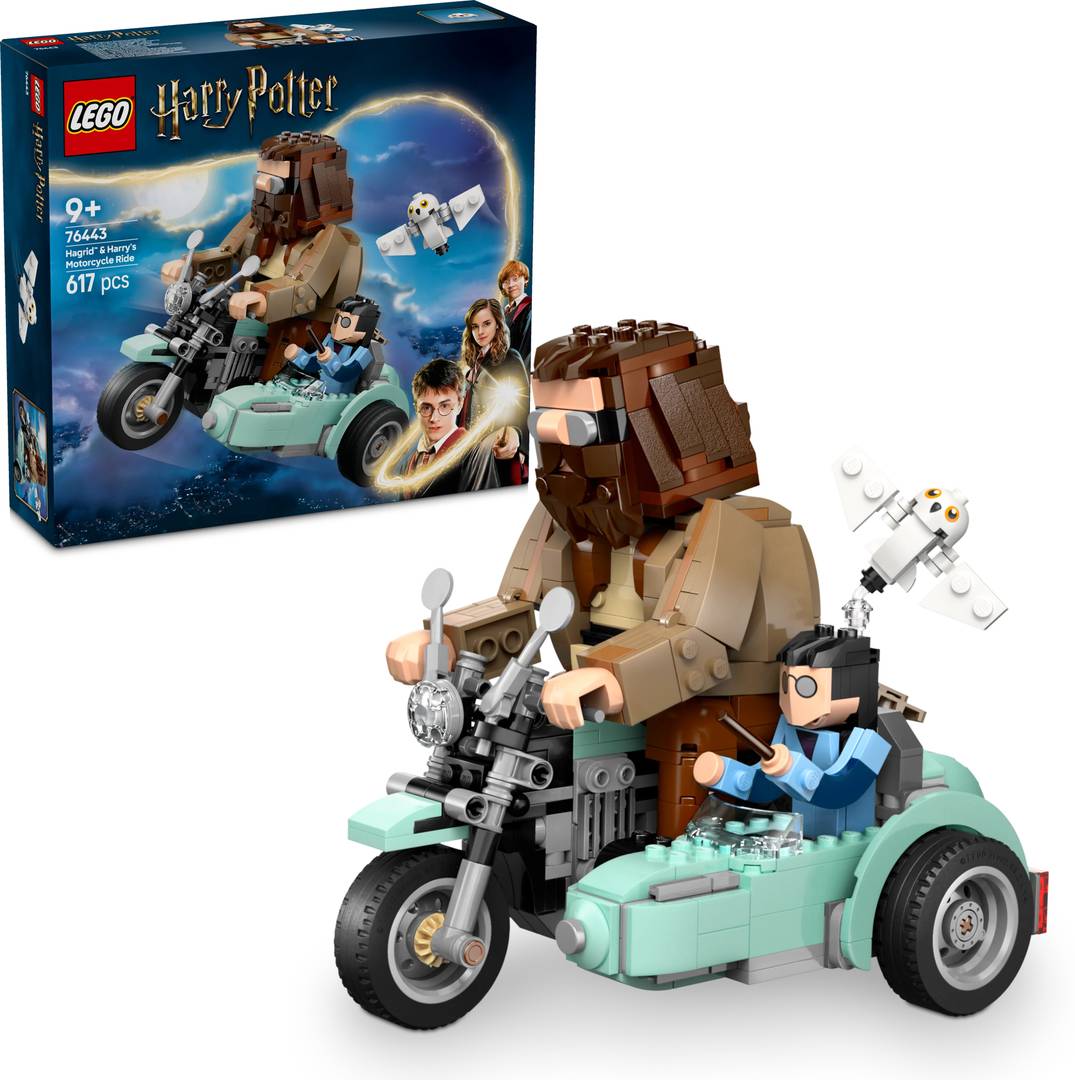 lego harry potter hagrid harrys motorcycle ride magical toy 76443 building blocks