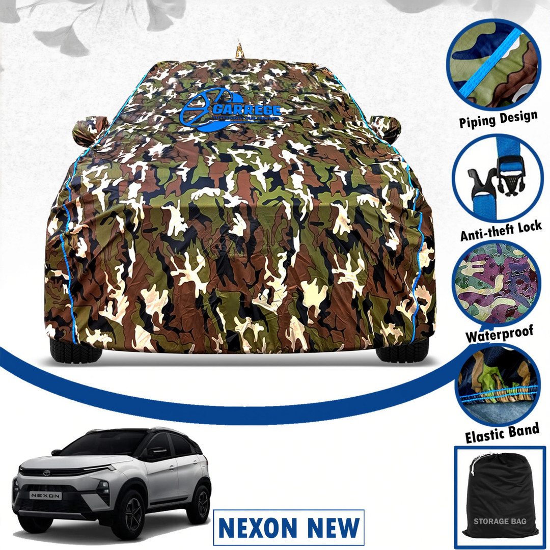 GARREGE Car Cover For Tata Nexon, Nexon AMT, Nexon Facelift (With Mirror Pockets)