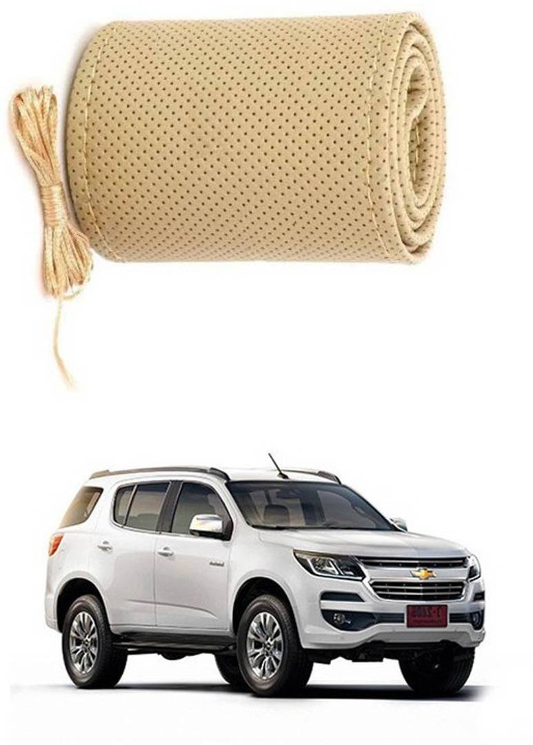RKPSP Hand Stiched Steering Cover For Universal For Car Trailblazer