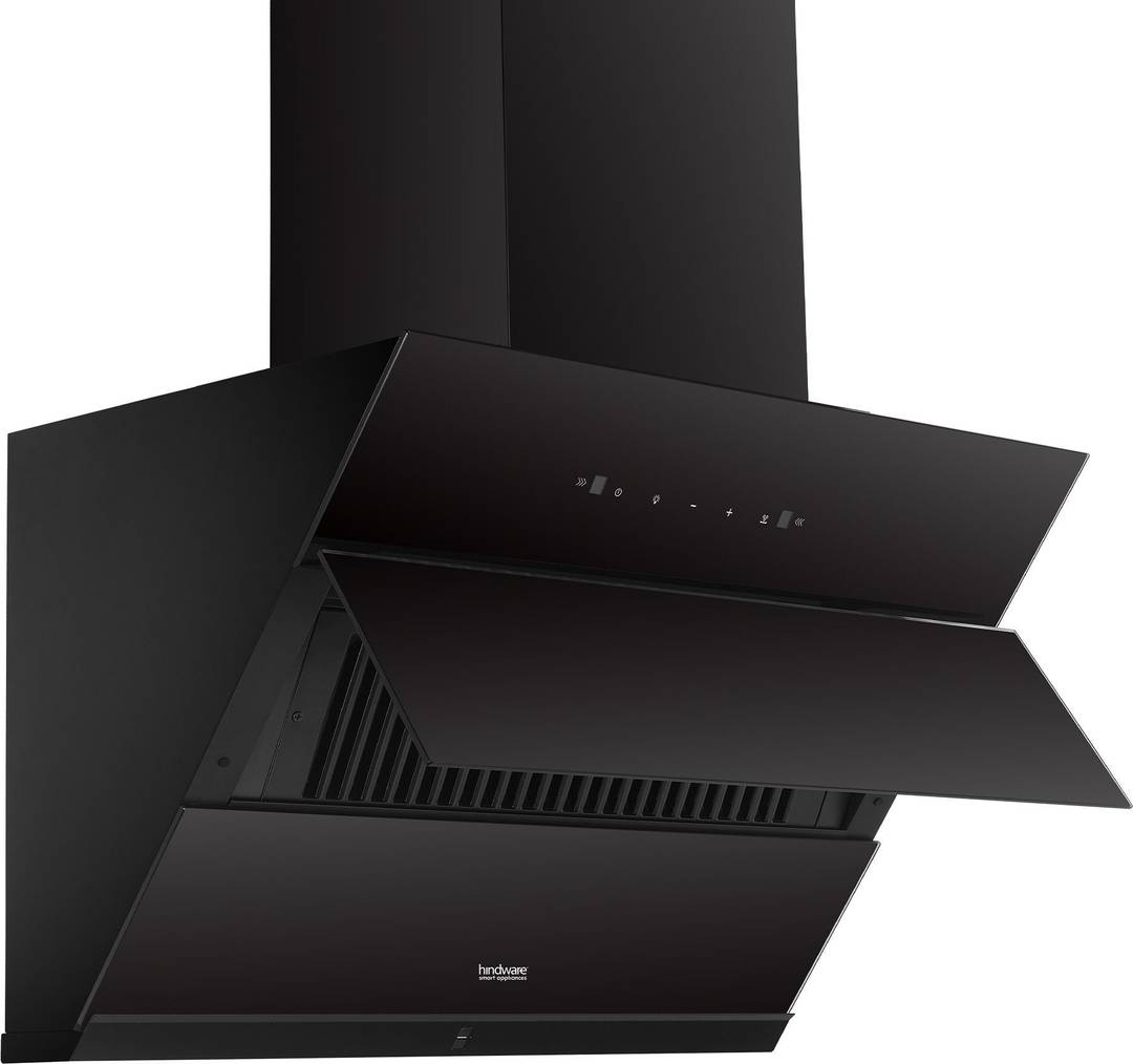 Hindware Smart Appliances Smart Appliances Skyla Neo 75 Cm kitchen chimney 1350 m3/hr Auto Clean | Rectangle | Filterless | Touch Control, Motion Sens