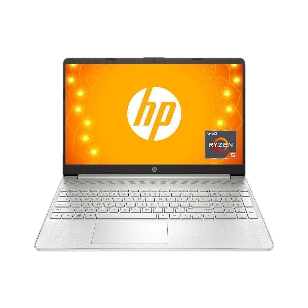 HP 15s AMD Ryzen 5 Hexa Core 5500U - (16 GB/512 GB SSD/Windows 11 Home) 15s- eq2182AU Thin and Light Laptop 15.6 Inch, Silver, 1.69 kg, With MS Office