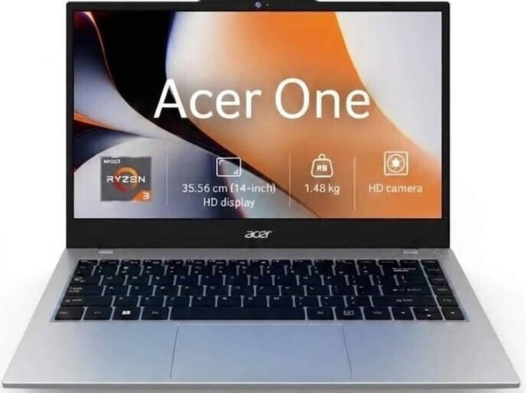 Acer One 14 Pro (2026) Thin & Light Laptop AMD Ryzen 3 Quad Core 14th Gen -7320U - (8 GB/512 GB SSD/Windows 11 Home) Z1455M Business Laptop 14 inch, S