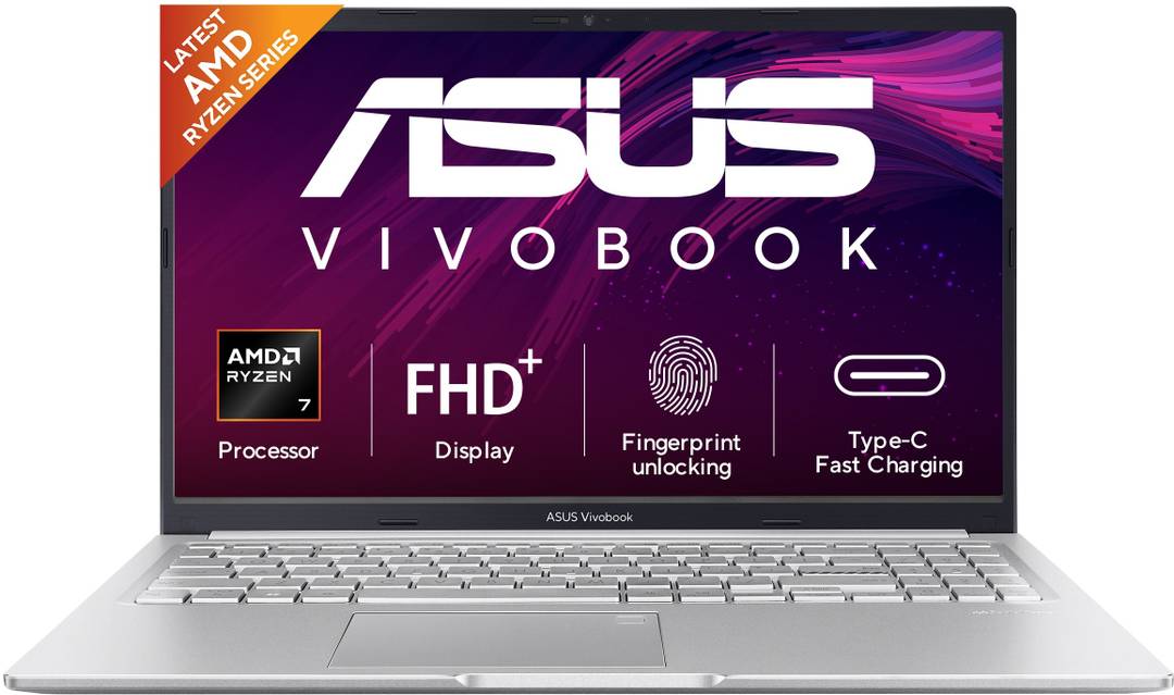 ASUS Vivobook 15 (2026) with Office 2024 + M365 Basic*, AMD Ryzen 7 Octa Core 170 - (16 GB/512 GB SSD/Windows 11 Home) M1502NAQ-BQ121WS Thin and Light