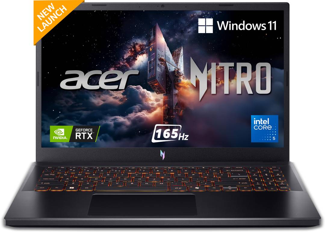 acer nitro v 15 intel core i7 13th gen 16 gb 512 gb ssd windows 11 home 8 graphics nvidia geforce rtx 5050 anv15 52 gaming laptop