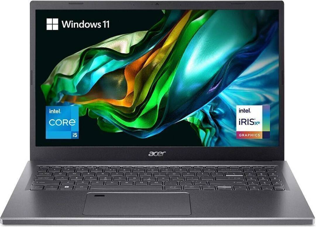 Acer Aspire 5 Office 2024 + M365 Basic Intel Core i5 13th Gen 1335U - (16 GB/512 GB SSD/Windows 11 Home) A515-58M Thin and Light Laptop 15.6 Inch, Ste