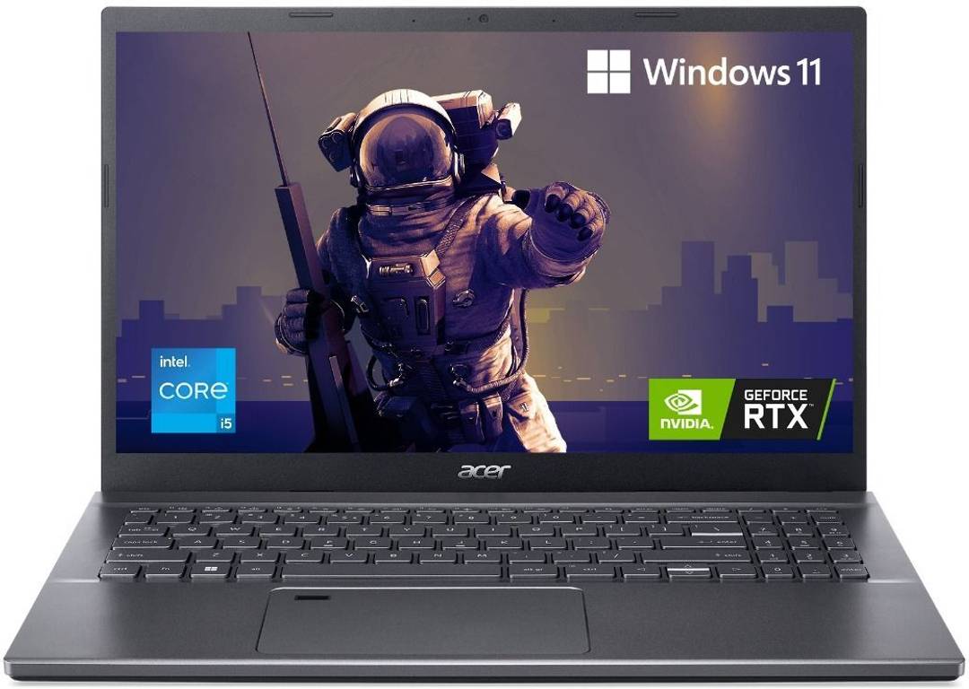 acer aspire 5 gaming intel core i5 12th gen 1240p 8 gb 512 gb ssd windows 11 home 4 graphics nvidia geforce rtx 2050 a515 57g laptop
