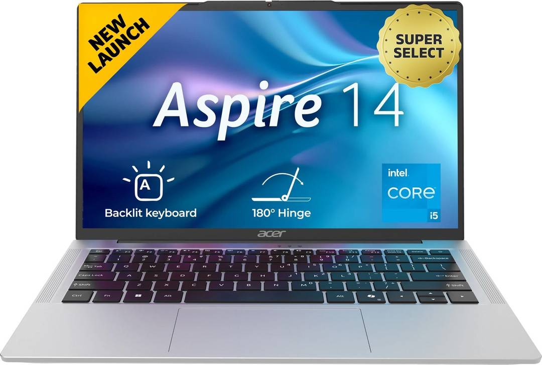 Acer Aspire 14 Office 2024 + M365 Basic Intel Core i5 13th Gen 13500H - (16 GB/512 GB SSD/Windows 11 Home) AS14H-53 Thin and Light Laptop 14 Inch, Pur
