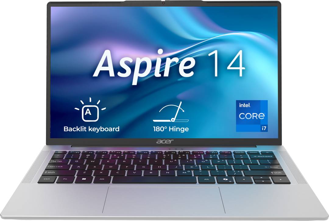 Acer Aspire 14 Office 2024 + M365 Basic Intel Core i7 13th Gen 13620H - (16 GB/512 GB SSD/Windows 11 Home) AS14H-53 Thin and Light Laptop 14 Inch, Pur