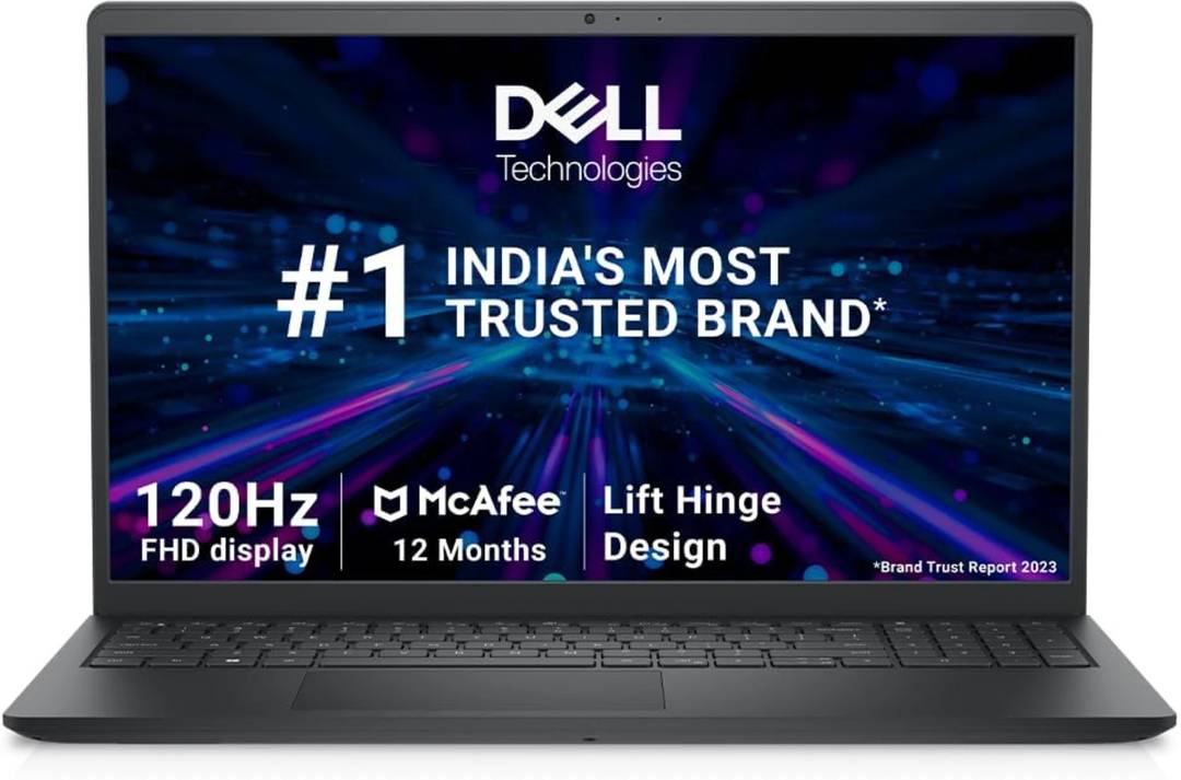DELL 15 AMD Ryzen 3 Quad Core 7320U - (8 GB/512 GB SSD/Windows 11 Home) Inspiron 3535 / 15 DC 15255 Thin and Light Laptop 15.6 Inch, Carbon Black, 1.6