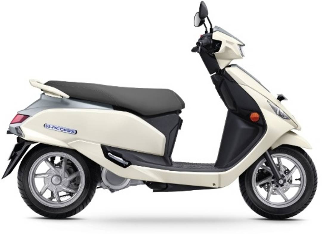 SUZUKI e-Access Booking for Ex-Showroom Price (with Portable Charger, Pearl Grace White / Metallic Mat Fibroin Gray)