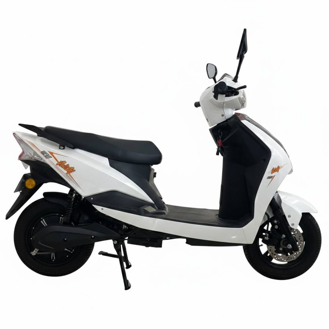 Amo Electric Bikes AMO Feisty EV LA 12" Booking for Ex-Showroom Price (with Portable Charger, White)