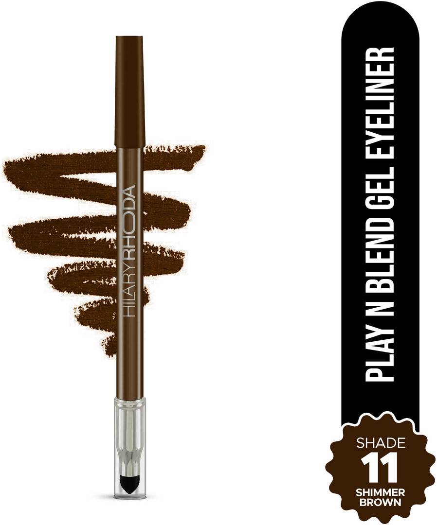 hilary rhoda play n blend gel eyeliner highly pigmented matte shimmer finish 1 5 g