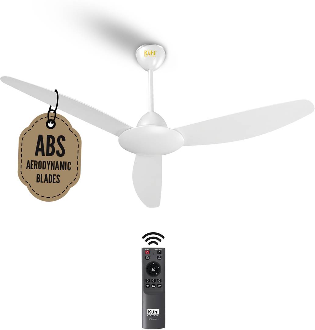 KUHL Meridian M53 Power Saving BLDC Ceiling Fan | High Air Flow | Reverse Mode with 2 Year Warranty BLDC Motor with Remote 1400 mm Ceiling Fan 5 Star 