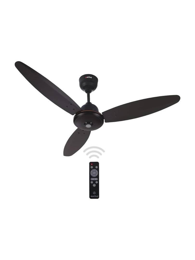 ACTIVA BLDC GRACIA | BLDC Motor | Remote Control | Energy Efficient with 5 Year Warranty BLDC Motor with Remote 1200 mm Ceiling Fan Brown | Pack of 1