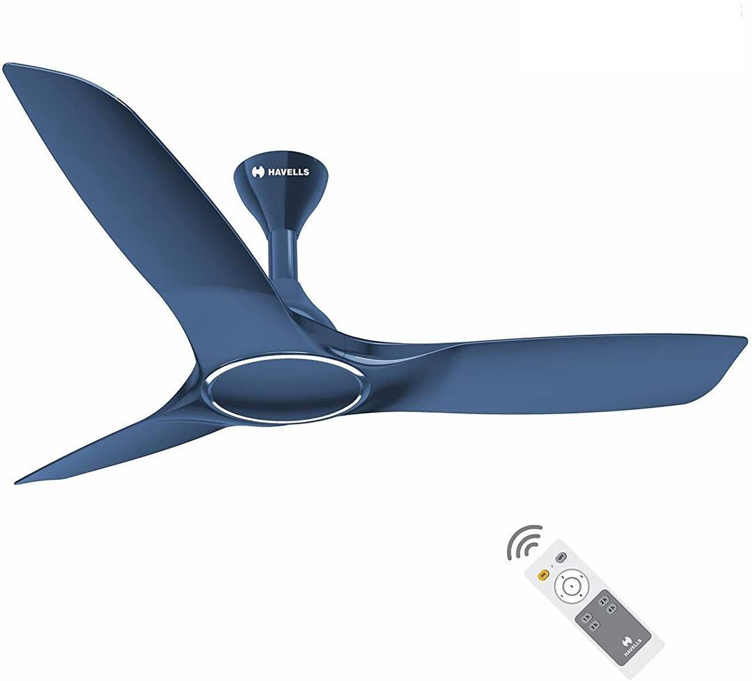 HAVELLS Stealth Air|Remote Controlled|Memory Backup|Low Noise|Upto 55% Energy Saving with 2 Year Warranty BLDC Motor 1200 mm Ceiling Fan 5 Star | Indi
