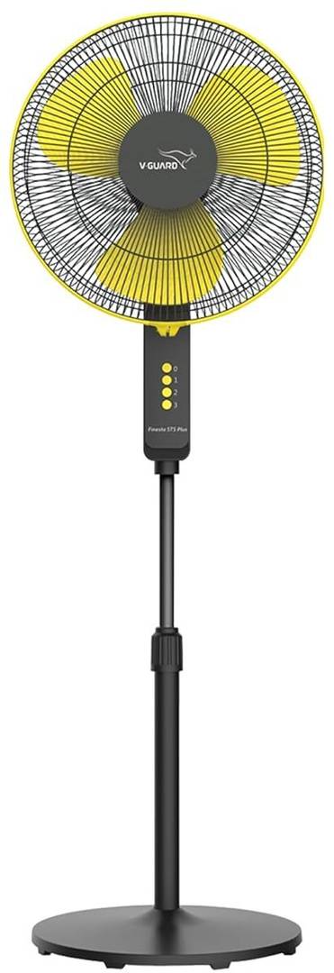 V-Guard Esfera STS Plus Neo (Yellow Black) with 2 Year Warranty 400 mm Pedestal Fan (Yellow Black | Pack of 1)