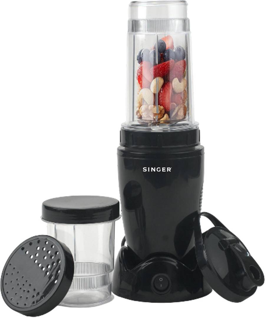 SINGER Nutri Master 500 W Juicer Mixer Grinder Nutricool | 2 Jars | Black